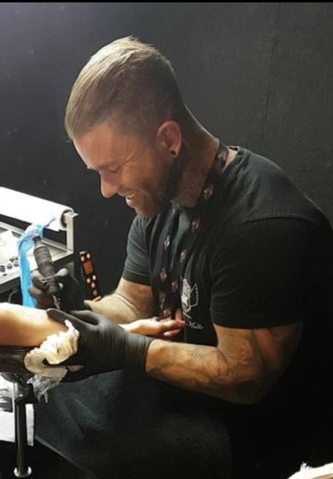 Martin Mølle at work in his Roskilde studio